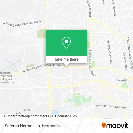 Seferno Hermosillo map