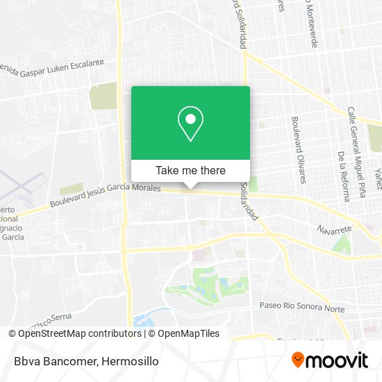 Bbva Bancomer map