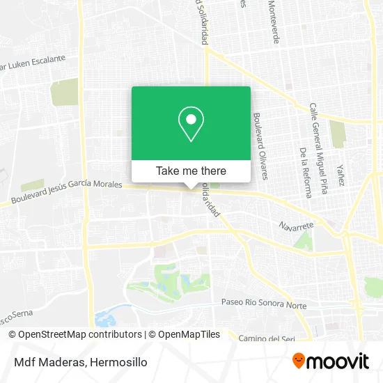 Mdf Maderas map
