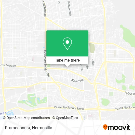 Promosonora map
