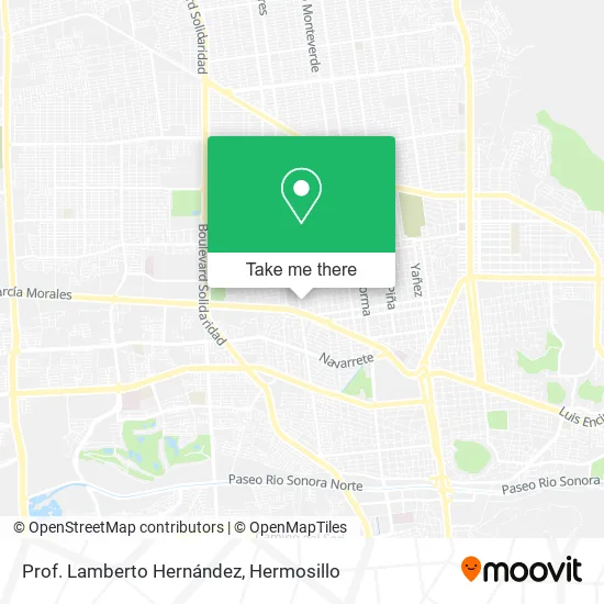 Mapa de Prof. Lamberto Hernández