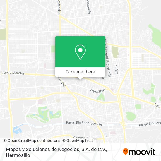 Mapas y Soluciones de Negocios, S.A. de C.V. map