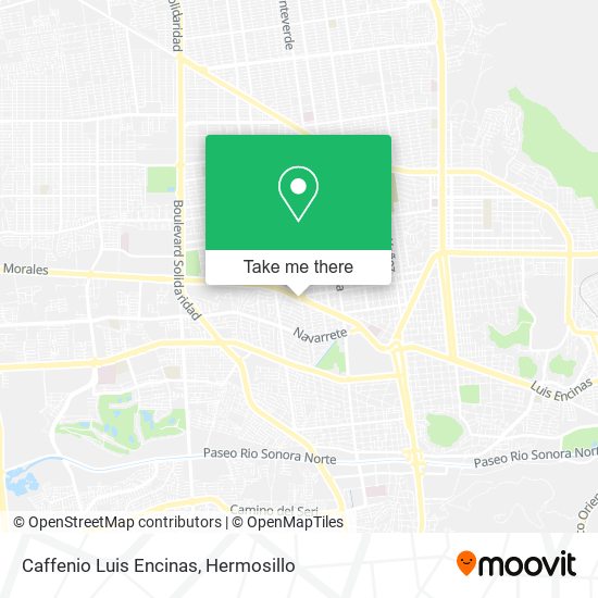 Mapa de Caffenio Luis Encinas