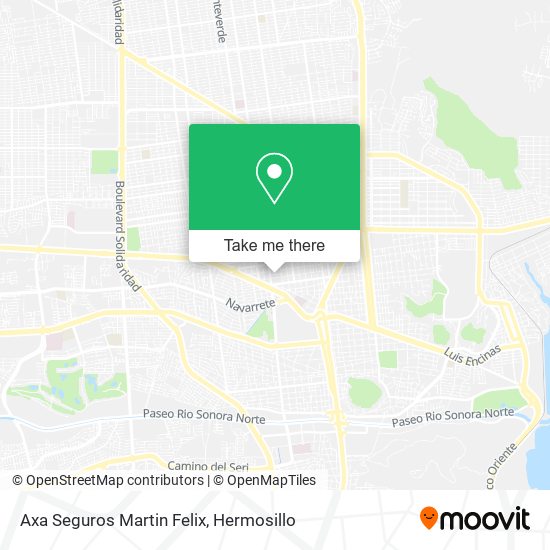 Axa Seguros Martin Felix map