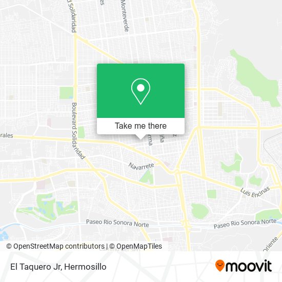 Mapa de El Taquero Jr