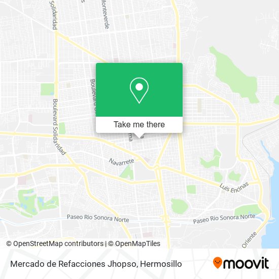 Mercado de Refacciones Jhopso map