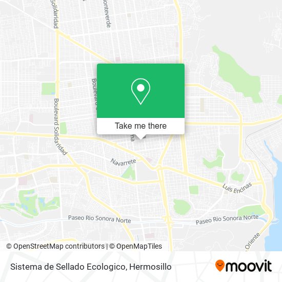 Sistema de Sellado Ecologico map