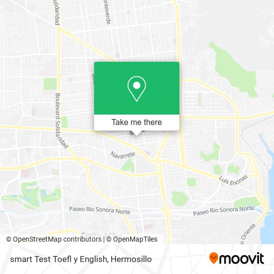 smart Test Toefl y English map