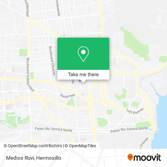 Medios Ruvi map
