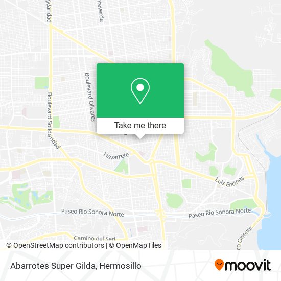 Abarrotes Super Gilda map