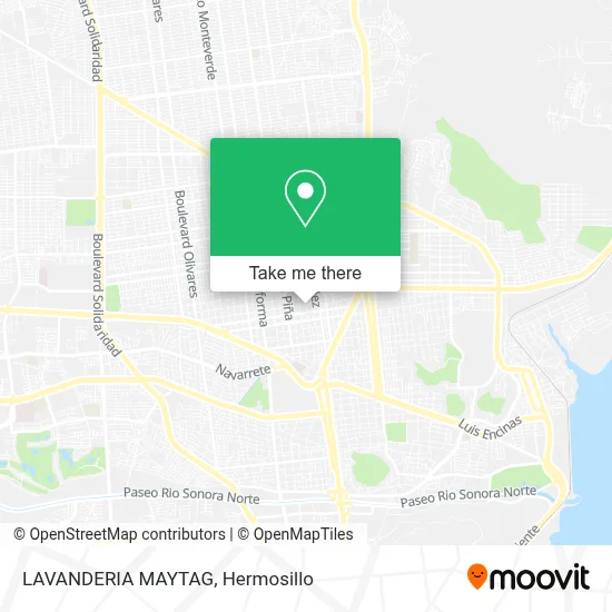 LAVANDERIA MAYTAG map