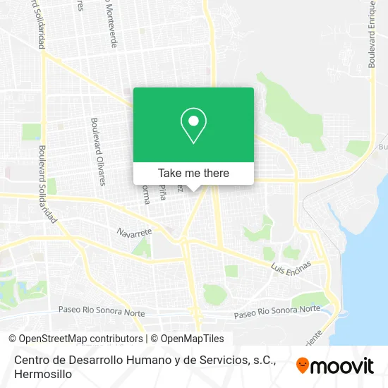 Centro de Desarrollo Humano y de Servicios, s.C. map