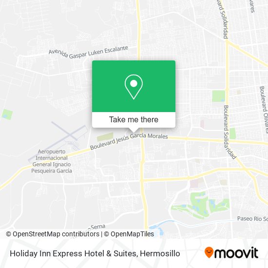 Holiday Inn Express Hotel & Suites map