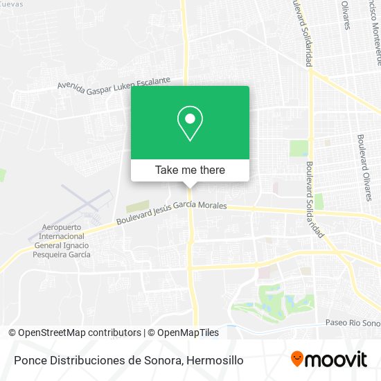 Mapa de Ponce Distribuciones de Sonora