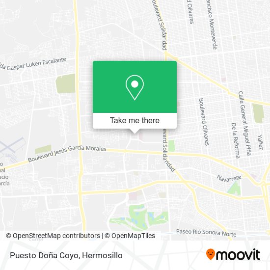 Puesto Doña Coyo map