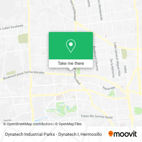 Mapa de Dynatech Industrial Parks - Dynatech I