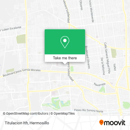 Mapa de Titulacion Ith