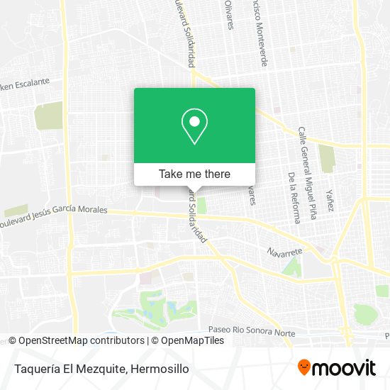 Taquería El Mezquite map