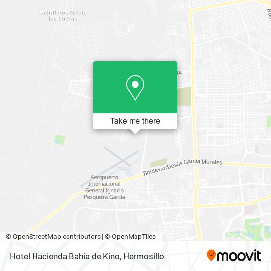 Mapa de Hotel Hacienda Bahia de Kino