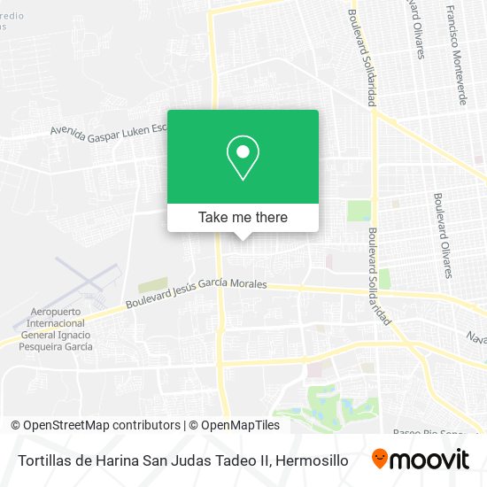 Mapa de Tortillas de Harina San Judas Tadeo II