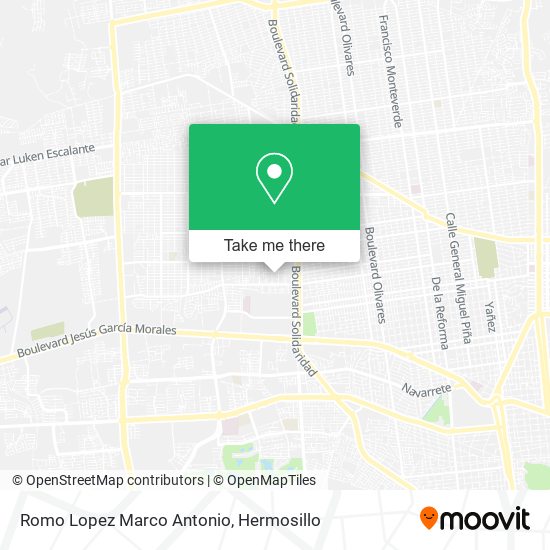 Mapa de Romo Lopez Marco Antonio