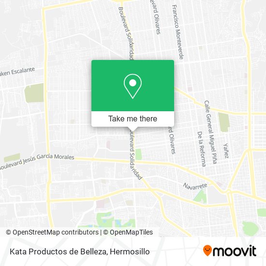 Kata Productos de Belleza map