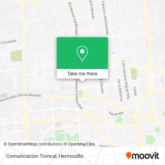 Comunicacion Troncal map