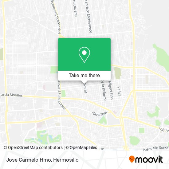 Jose Carmelo Hmo map