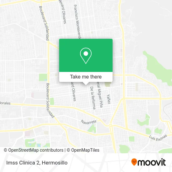 Imss Clinica 2 map