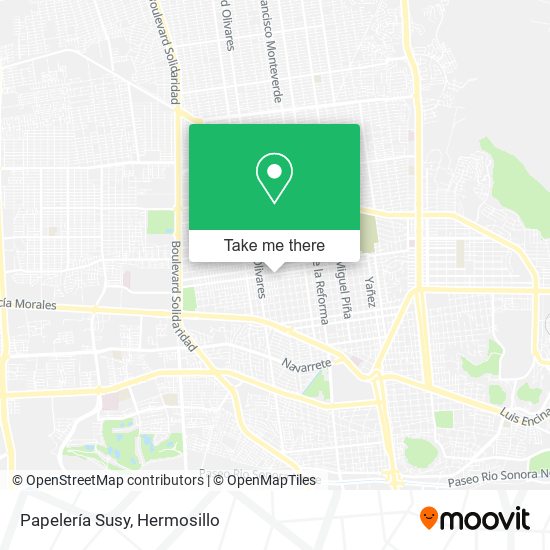 Papelería Susy map