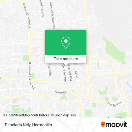 Mapa de Papeleria Nely