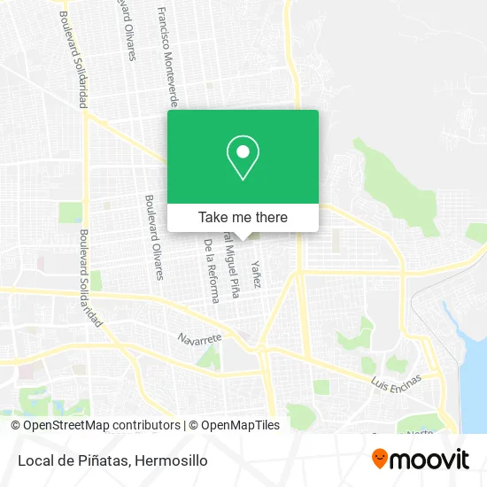 Local de Piñatas map
