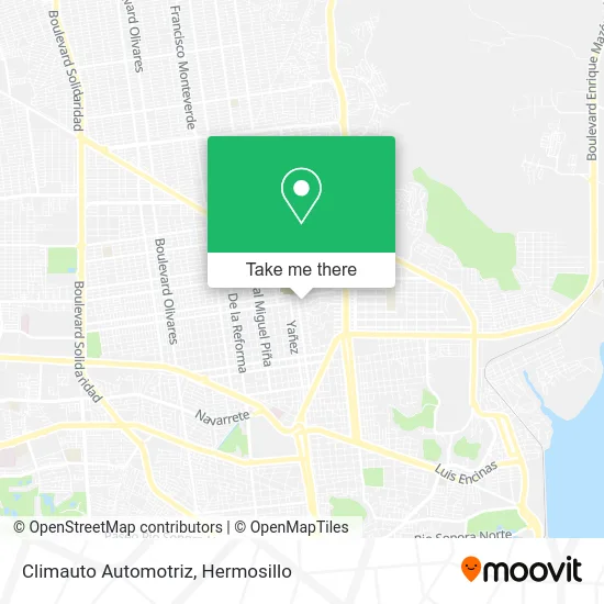 Climauto Automotriz map