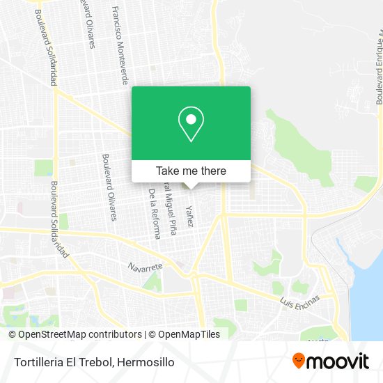 Tortilleria El Trebol map
