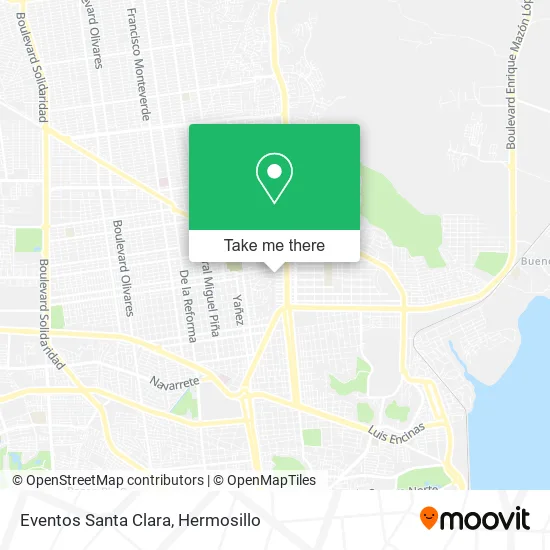 Eventos Santa Clara map