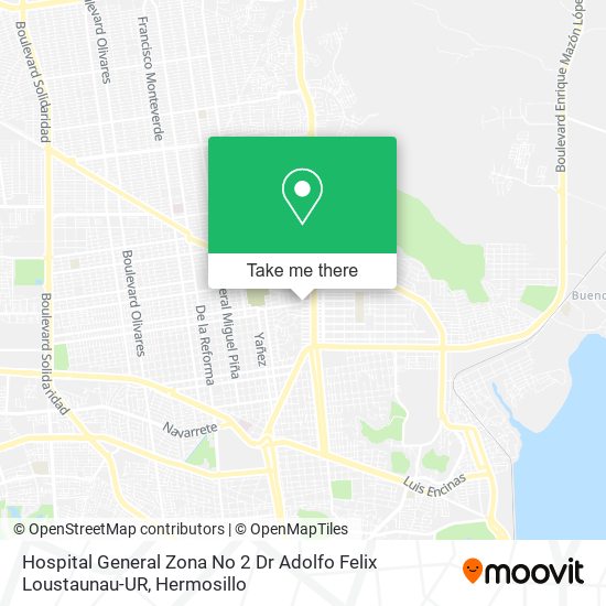 Hospital General Zona No 2 Dr Adolfo Felix Loustaunau-UR map