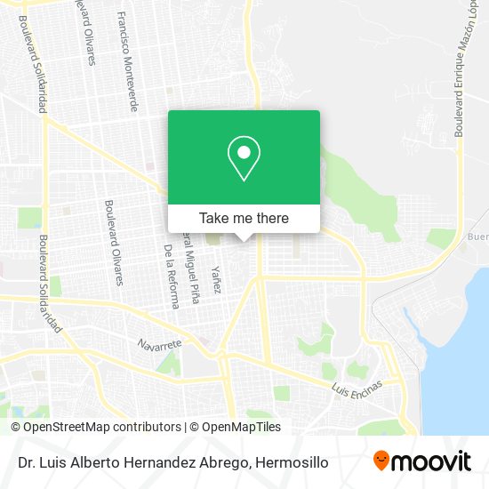 Mapa de Dr. Luis Alberto Hernandez Abrego