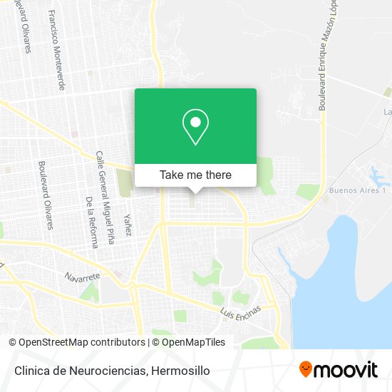 Clinica de Neurociencias map