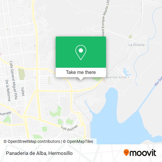 Mapa de Panaderia de Alba