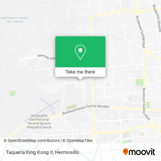 Taqueria King Kong II map