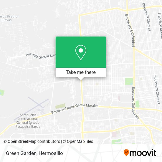 Mapa de Green Garden