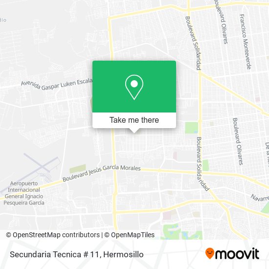 Secundaria Tecnica # 11 map