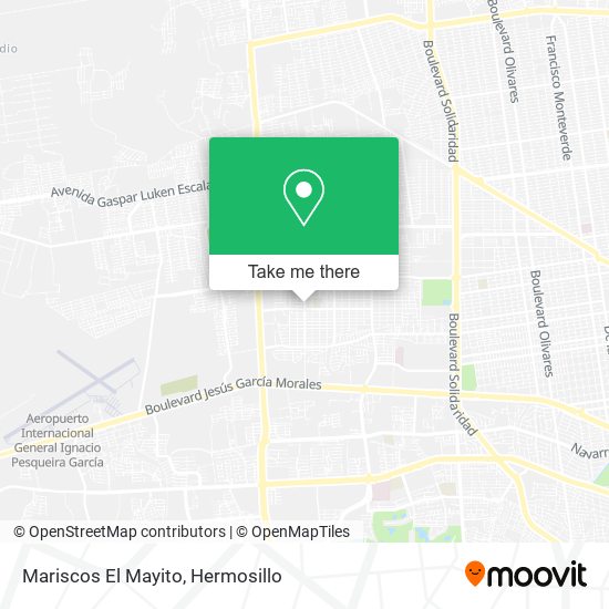 Mariscos El Mayito map