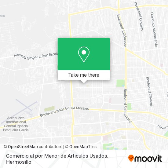 Comercio al por Menor de Articulos Usados map