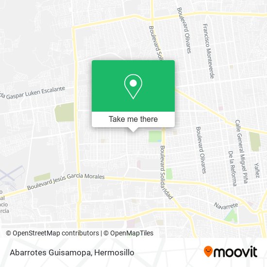 Mapa de Abarrotes Guisamopa