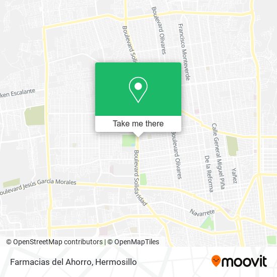 Farmacias del Ahorro map