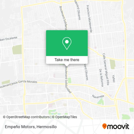 Mapa de Empeño Motors