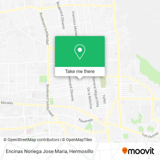 Encinas Noriega Jose Maria map
