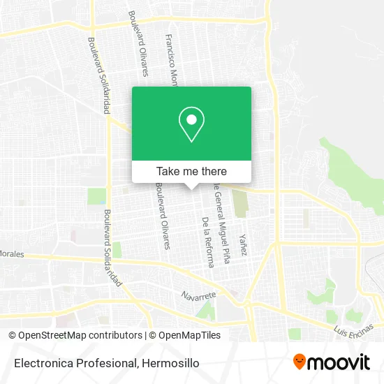 Electronica Profesional map