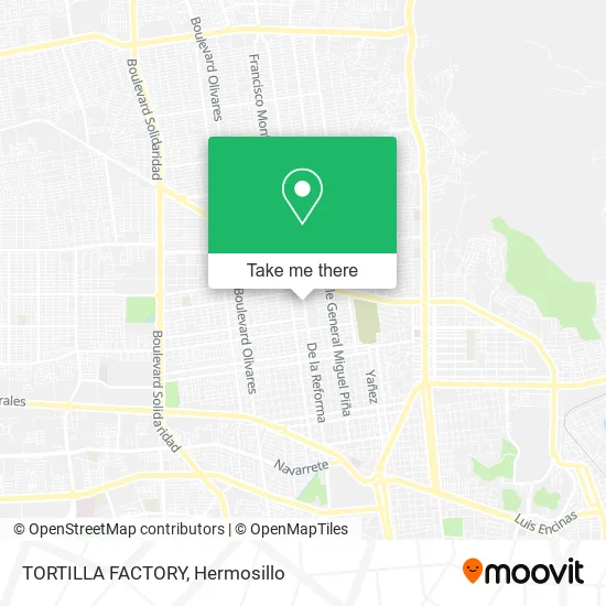TORTILLA FACTORY map